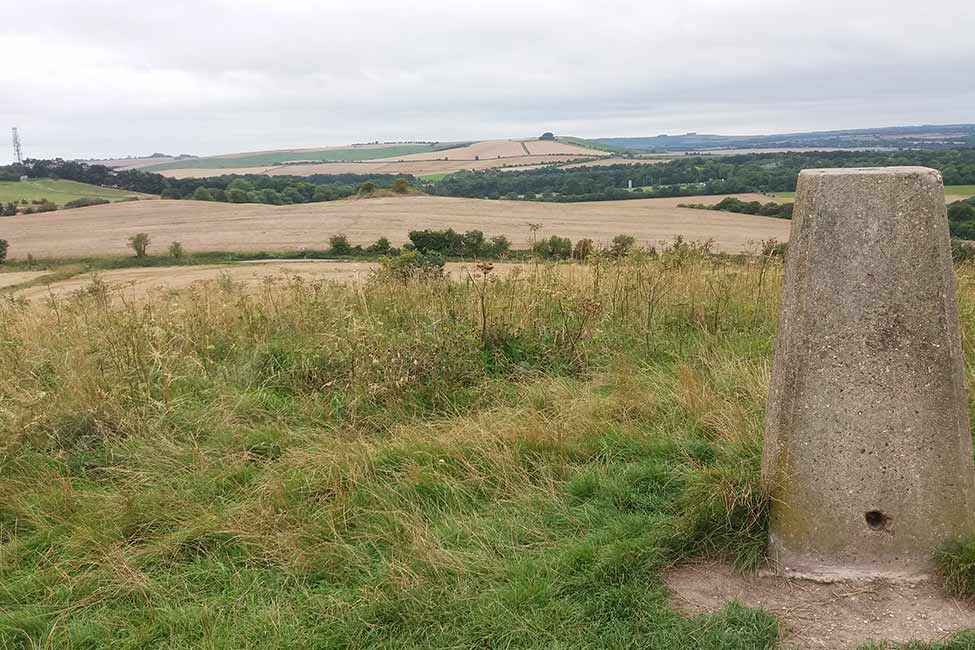 Charlbury Hill and trig point