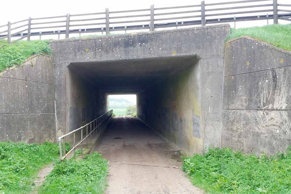 Going under the M40!